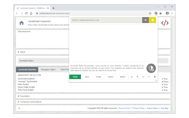 Screenshot 2 of No-Script Suite Lite