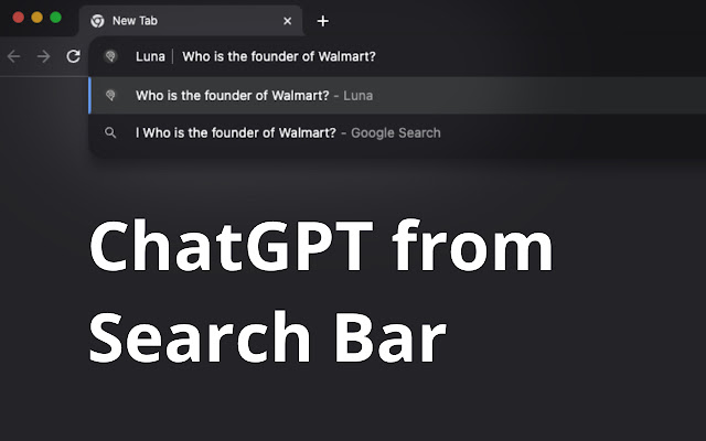 Screenshot 1 of Luna - ChatGPT for Chrome
