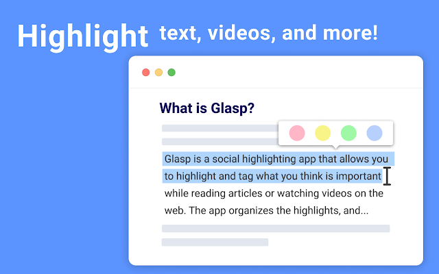 Screenshot 1 of Glasp Web Highlighter: PDF & Web Highlight