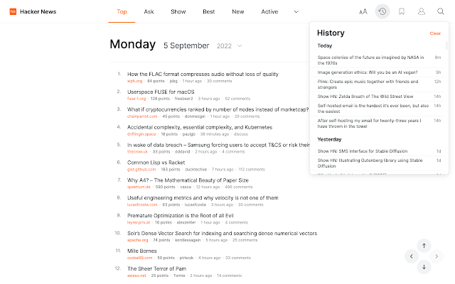 Screenshot 2 of Modern for Hacker News