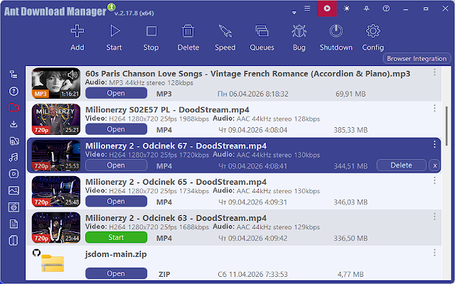Screenshot 1 of Download with Ant Download Manager