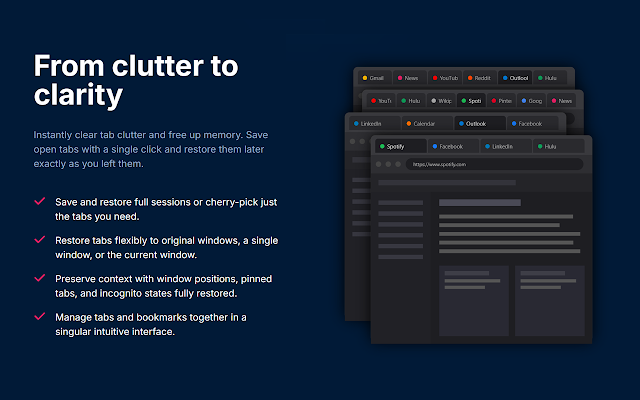 Screenshot 2 of Session Buddy - Tab & Bookmark Manager