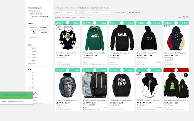 Screenshot 1 of WooCommerce AliExpress Dropshipping Extension