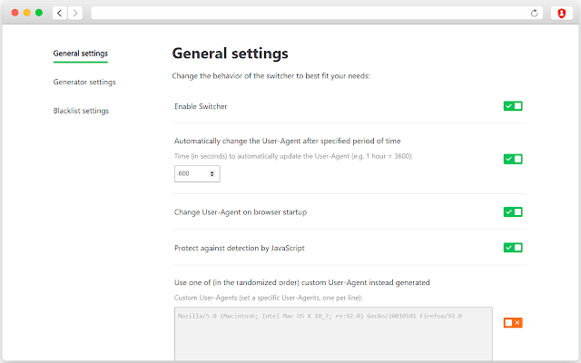 Screenshot 2 of Random User-Agent (Switcher)