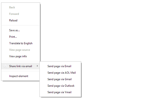 Screenshot 1 of Share link via email
