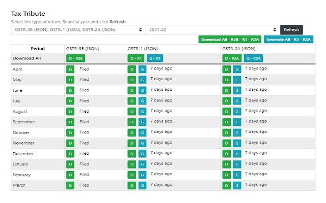 Screenshot 1 of Taxtribute GST Assistant
