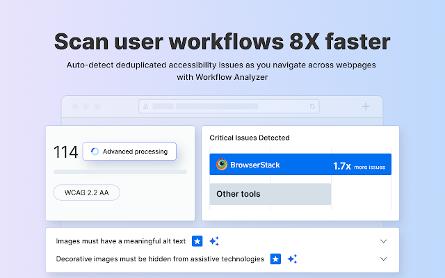 Screenshot 2 of BrowserStack Accessibility Toolkit
