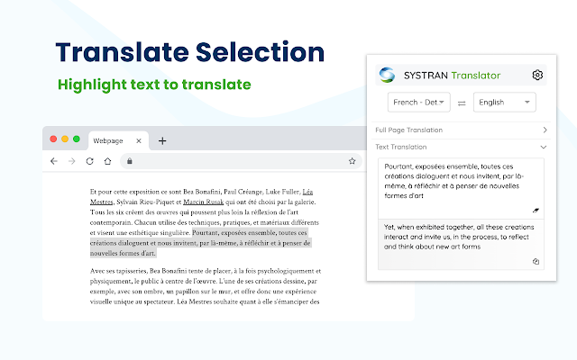Screenshot 2 of SYSTRAN Translator