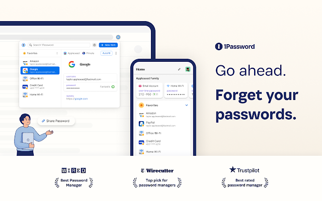 Screenshot 1 of 1Password Nightly – Password Manager