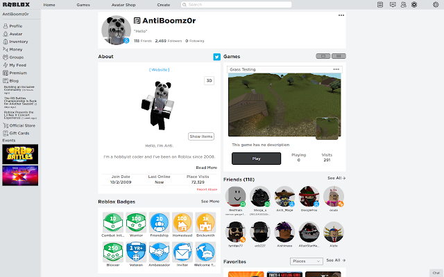 Screenshot 2 of BTRoblox - Making Roblox Better