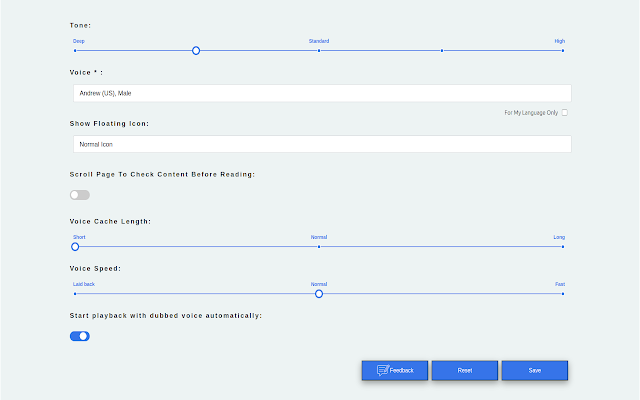 Screenshot 1 of YouTube Subtitle Dubbing and Web Page Reader