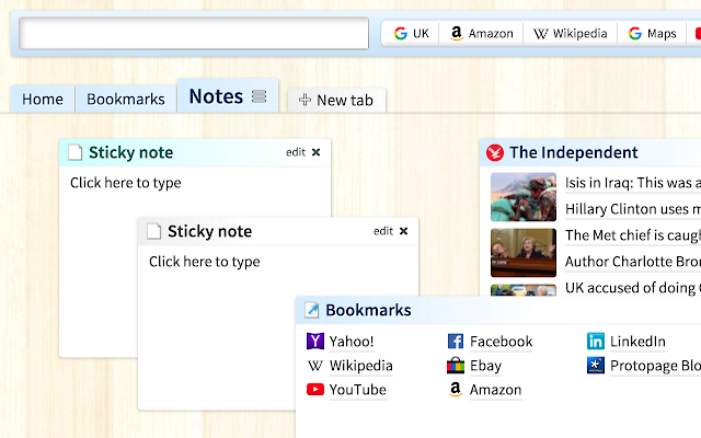 Screenshot 2 of Protopage Start Page