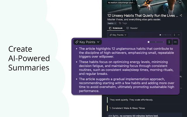 Screenshot 2 of Web Highlights: PDF & Web Highlighter + Notes & AI Summary