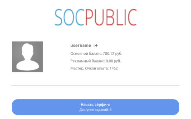 Screenshot 1 of Socpublic.com