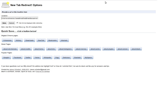 Screenshot 2 of New Tab Redirect