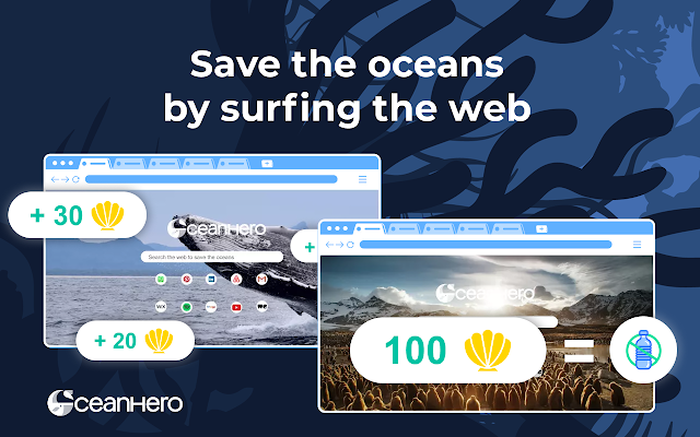 Screenshot 2 of OceanHero: Save Our Oceans by Surfing the Web