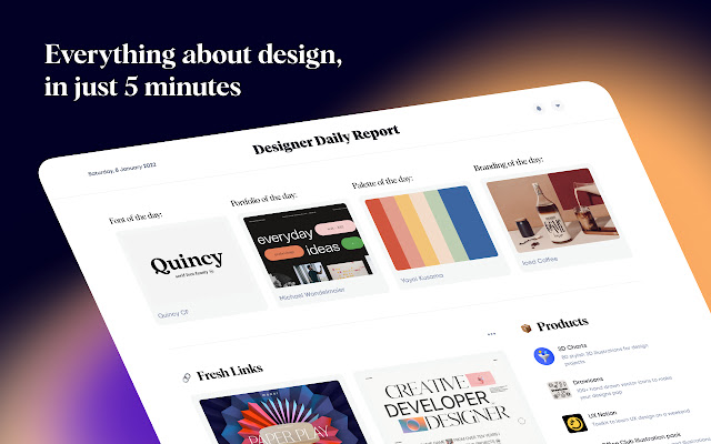 Screenshot 1 of Designer Daily Report