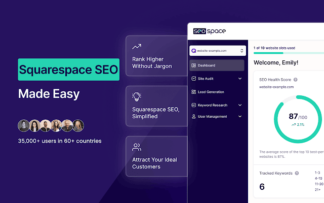 Screenshot 2 of SEOSpace - The SEO Plugin for Squarespace
