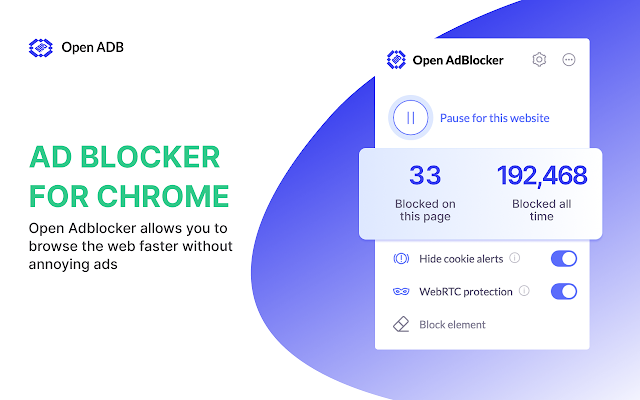Screenshot 1 of Free Adblocker for Chrome by Open Adblocker