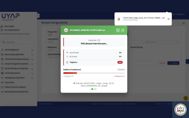 Screenshot 1 of ISTANBUL BAROSU UYAP DOWNLOADER