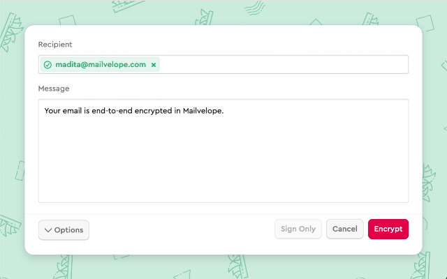 Screenshot 2 of Mailvelope - Secure your email with PGP