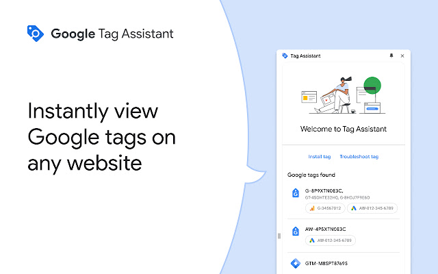 Screenshot 1 of Tag Assistant