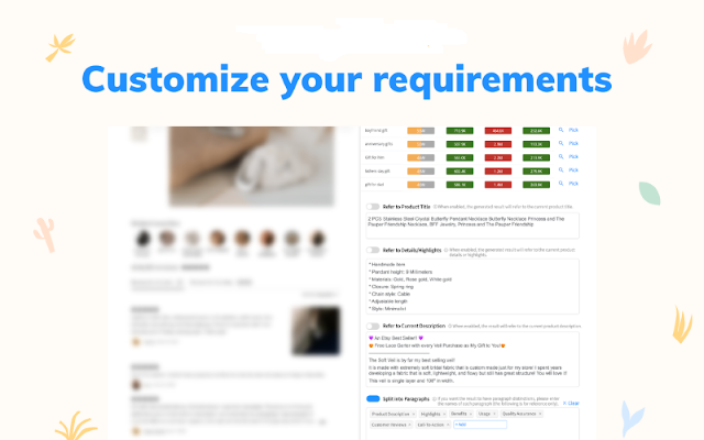 Screenshot 2 of GPT for Ecom: Product Listing optimizer