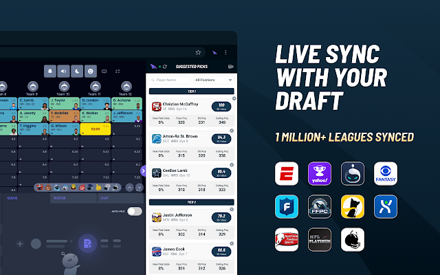 Screenshot 1 of DraftSharks Sync