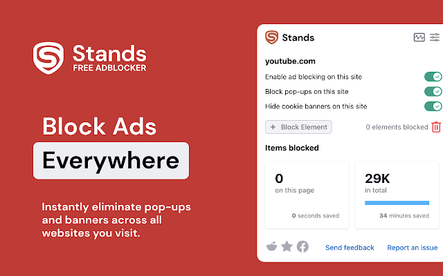 Screenshot 1 of Ad Blocker: Stands AdBlocker