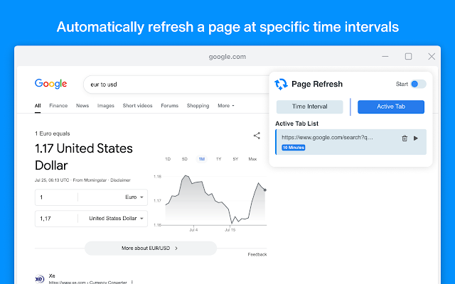 Screenshot 1 of Auto refresh page - reload page