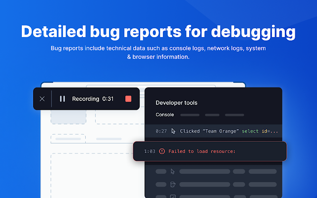 Screenshot 2 of BrowserStack Bug Capture: Report & resolve bugs faster