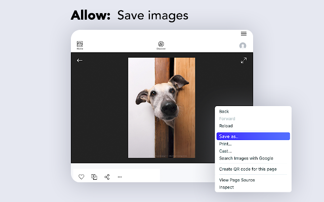 Screenshot 2 of Enable right click - allow copy & select