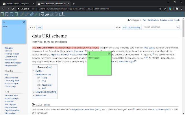 Screenshot 2 of SingleFile