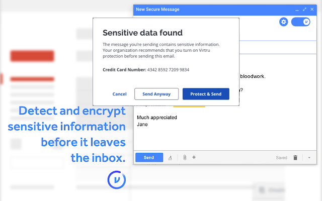 Screenshot 2 of Virtru Email Protection