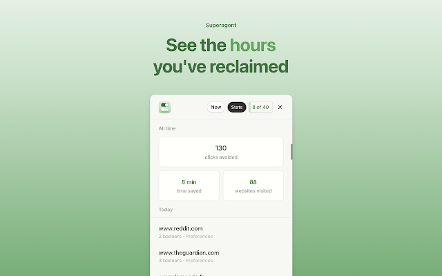 Screenshot 2 of superagent - Automatic cookie consent