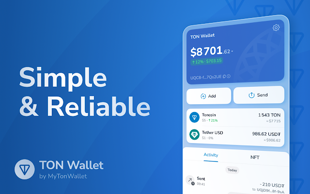 Screenshot 1 of TON Wallet