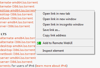 Screenshot 1 of Remote Torrent Adder