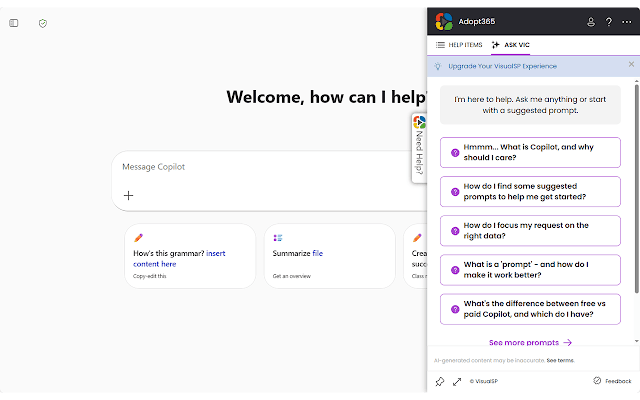 Screenshot 1 of Adopt365 (powered by VisualSP)