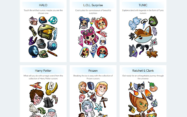 Screenshot 2 of Cursorland - Custom Cursor for Chrome