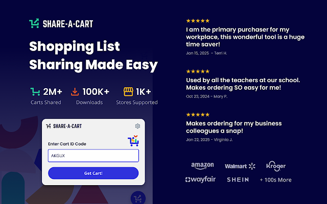 Screenshot 1 of Share-A-Cart for Amazon