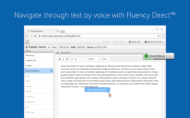 Screenshot 1 of Solventum Fluency Direct Web Connector