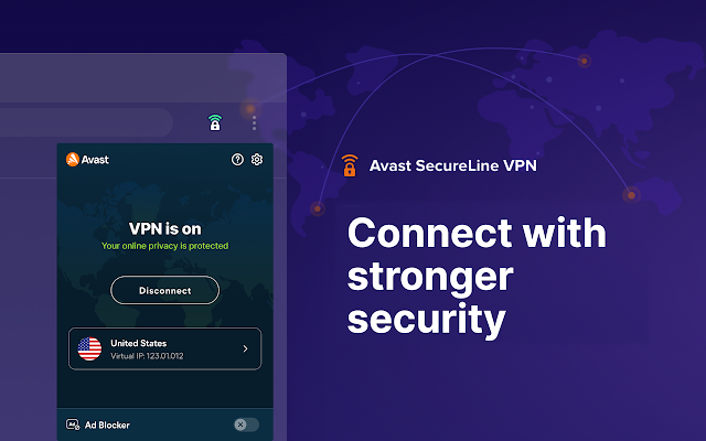 Screenshot 2 of Avast SecureLine VPN with Ad Blocker